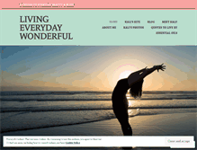 Tablet Screenshot of livingeverydaywonderful.com